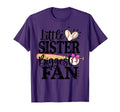Baseball Little Sister Biggest Fan Lil T-Shirt - Trendy Graphic for Adults - T-Shirt, Sweatshirt, Hoodie
