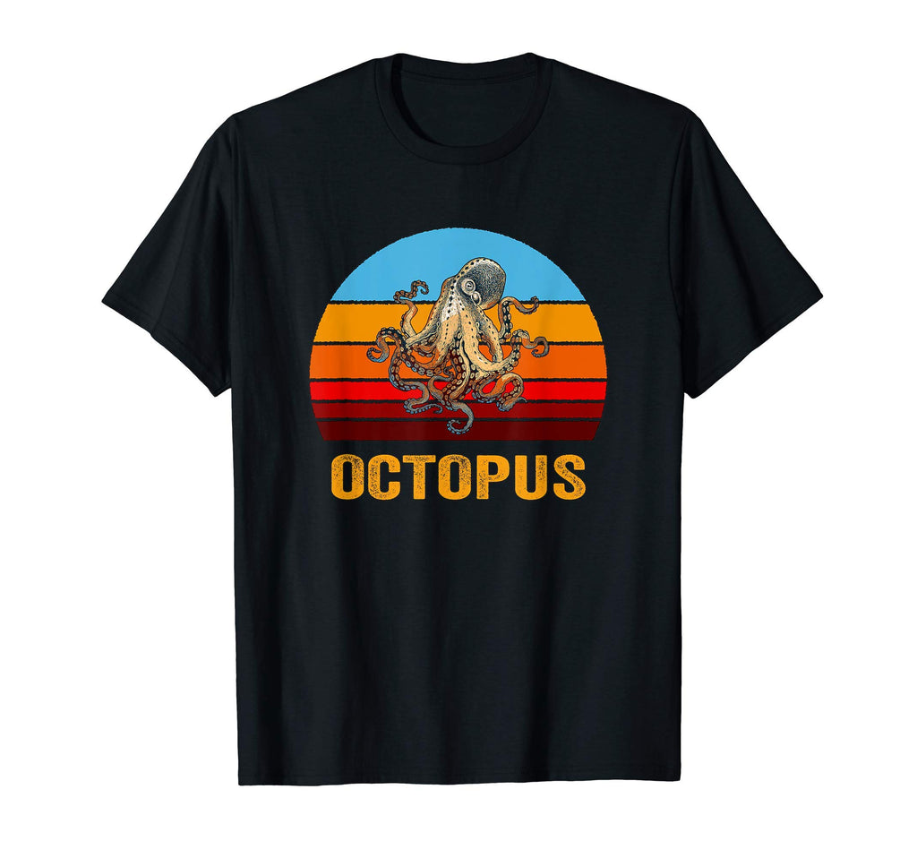 Sunset Octopus T-Shirt - Trendy Graphic for Adults - T-Shirt, Sweatshirt, Hoodie