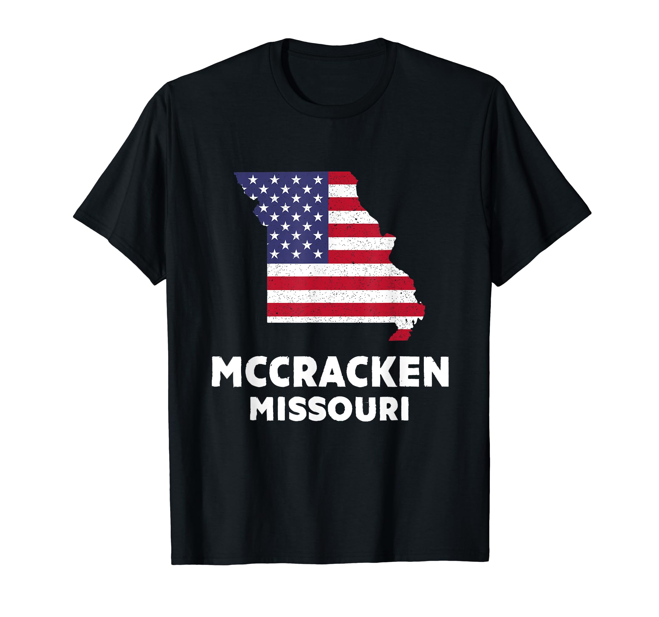 Distressed Patriotic Usa Flag Mccracken T-Shirt - Graphic Print for Adults - T-Shirt, Sweatshirt, Hoodie