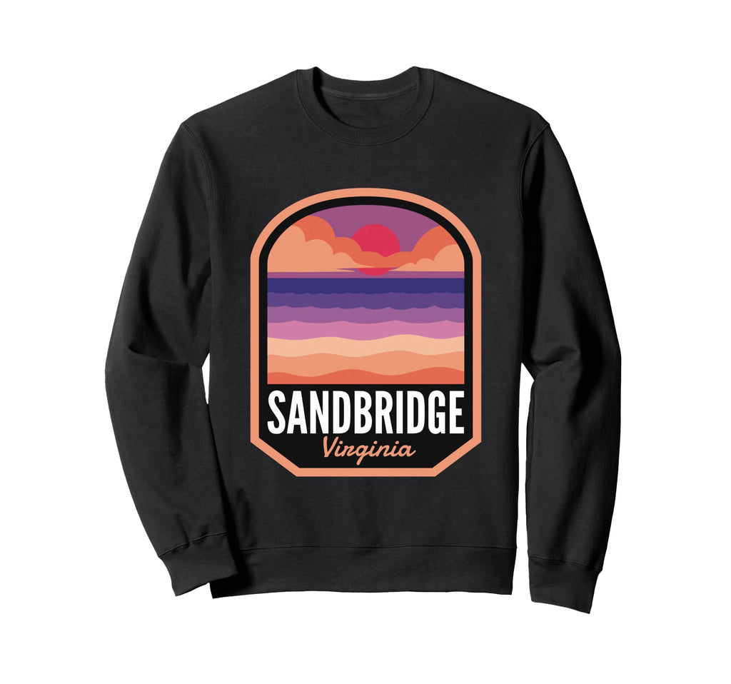 Sandbridge Beach Va Sunset Sweatshirt - Fun Novelty Design Unisex - T-Shirt, Sweatshirt, Hoodie