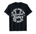 Baseball Sister Im Just Here Snacks T-Shirt - Minimalist Print for Adults - T-Shirt, Sweatshirt, Hoodie