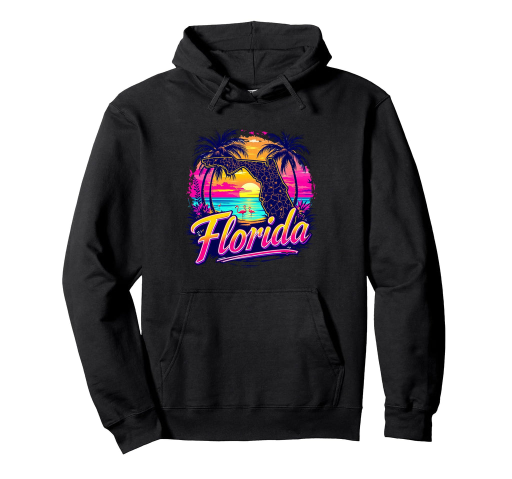 Florida Home State Fl Nature Sunset Hoodie - Novelty Apparel Men Women - T-Shirt, Sweatshirt, Hoodie