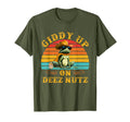 Giddy Up Deez Nutz Cowboy Frog T-Shirt - Trendy Graphic for Adults - T-Shirt, Sweatshirt, Hoodie