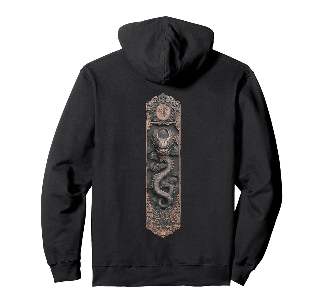 Aesthetic Back Dragon Y2K Streetwear Hoodie - Novelty Apparel Unisex - T-Shirt, Sweatshirt, Hoodie