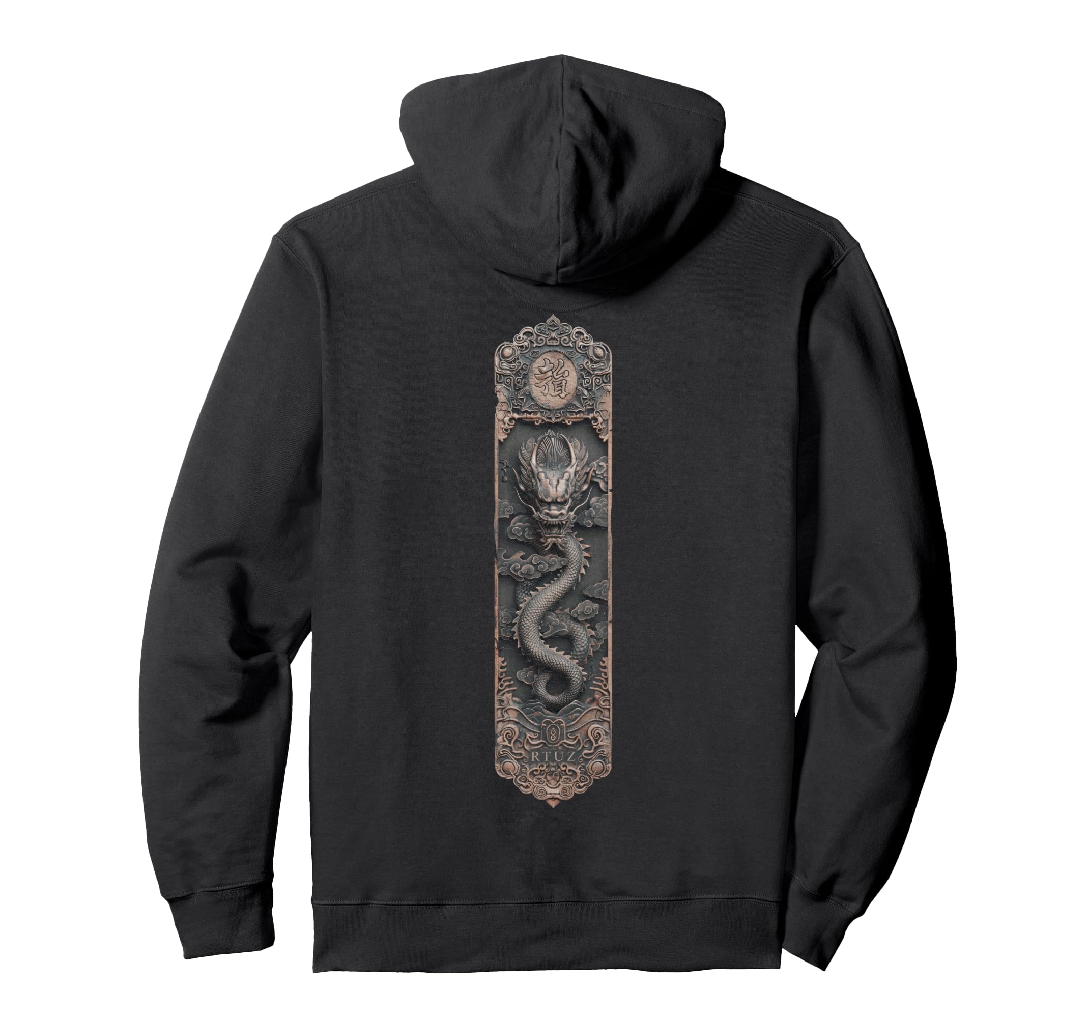 Aesthetic Back Dragon Y2K Streetwear Hoodie - Novelty Apparel Unisex - T-Shirt, Sweatshirt, Hoodie