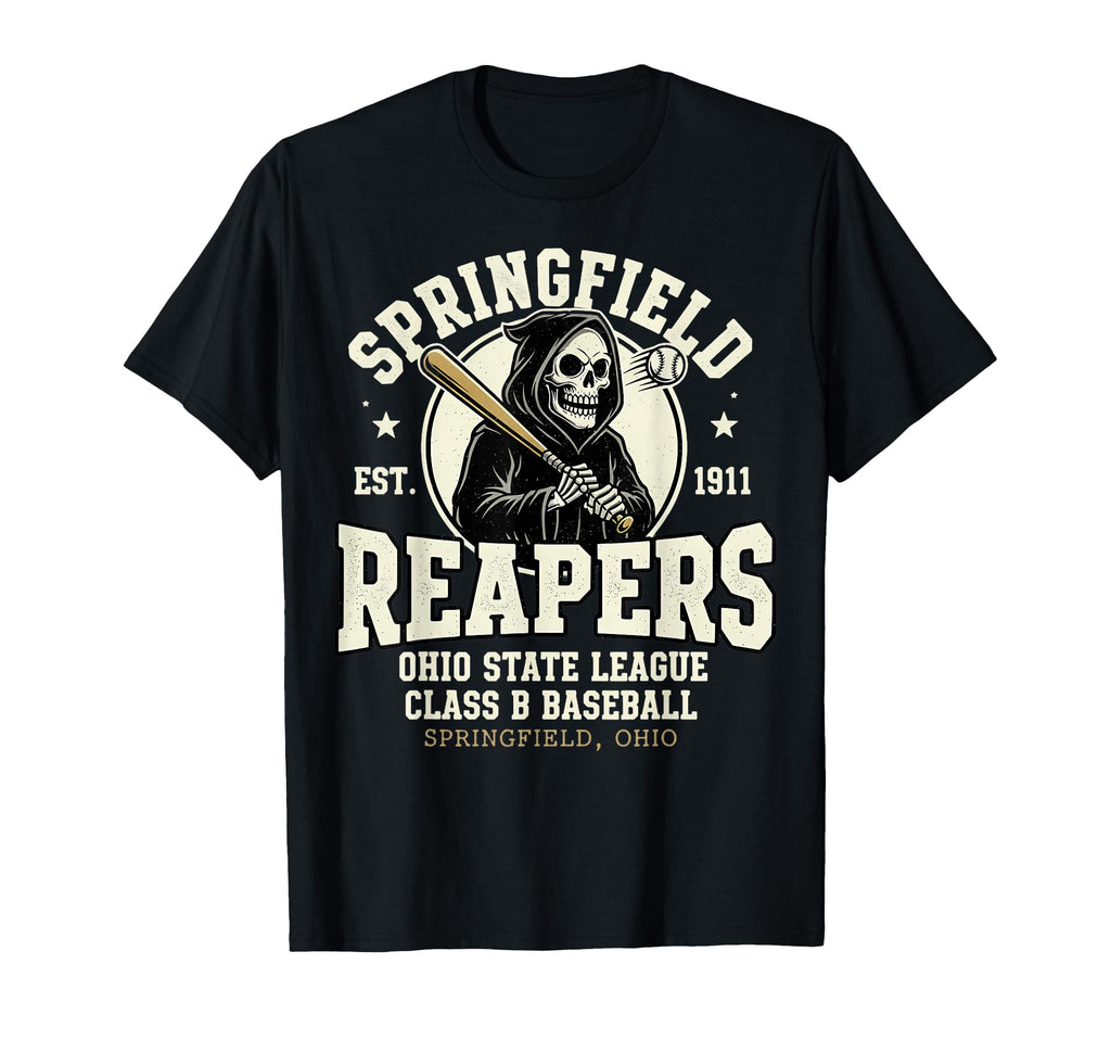 Springfield Reapers Ohio League T-Shirt - Fun Novelty Design Unisex - T-Shirt, Sweatshirt, Hoodie
