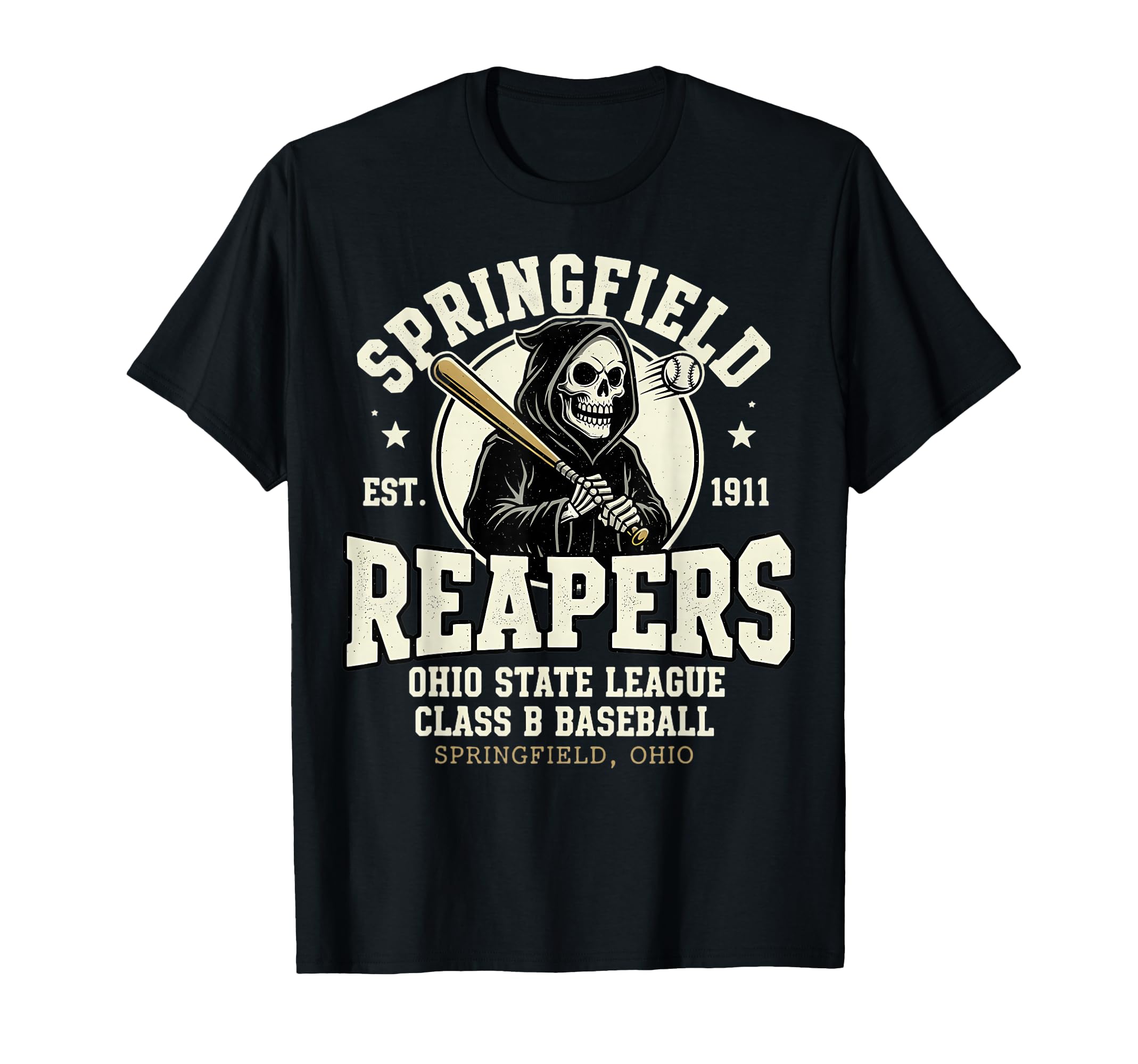 Springfield Reapers Ohio League T-Shirt - Fun Novelty Design Unisex - T-Shirt, Sweatshirt, Hoodie