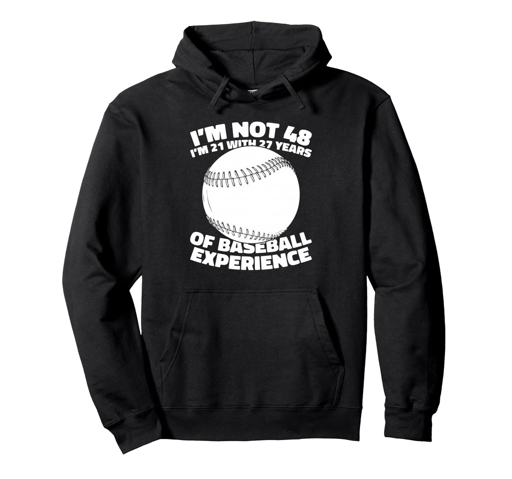 48Th Birthday Player Team Baseballer Hoodie - Minimalist Print Men Women - T-Shirt, Sweatshirt, Hoodie