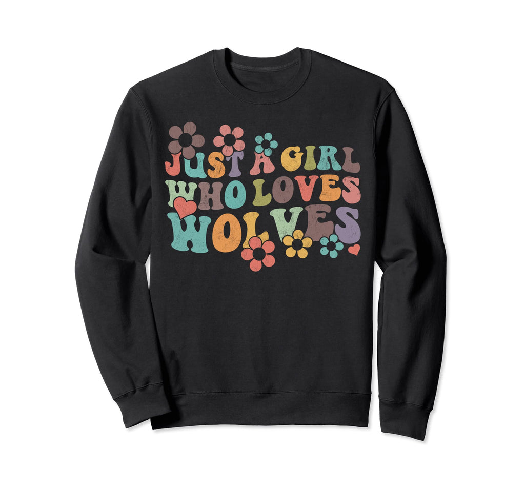 Groovy Boho Hippie Just Who Loves Sweatshirt - Graphic Print for Adults - T-Shirt, Sweatshirt, Hoodie