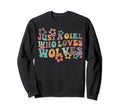 Groovy Boho Hippie Just Who Loves Sweatshirt - Graphic Print for Adults - T-Shirt, Sweatshirt, Hoodie