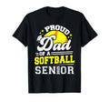 Proud Dad Softball Senior 2025 T-Shirt - Custom Art Print for Adults - T-Shirt, Sweatshirt, Hoodie