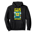 Spongebob My Dads Birthday Baseball Dad Hoodie - Trendy Graphic for Adults - T-Shirt, Sweatshirt, Hoodie