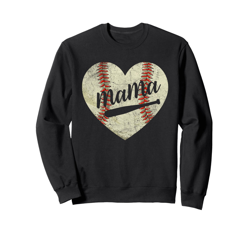 Baseball Mama Mom Happy Mothers Day Sweatshirt - Graphic Print for Adults - T-Shirt, Sweatshirt, Hoodie