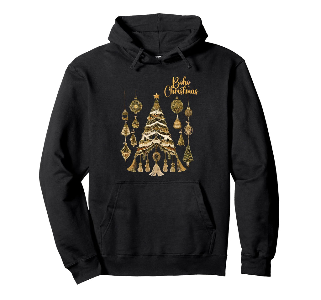 Boho Holiday Decor Hoodie - Casual Everyday Wear for Adults - T-Shirt, Sweatshirt, Hoodie