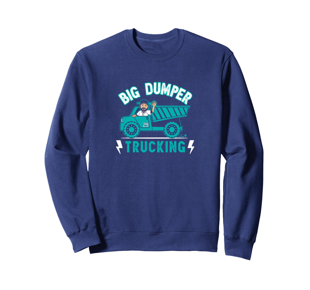 Cal Raleigh Big Dumper Trucking Sweatshirt - Custom Art Print for Adults - T-Shirt, Sweatshirt, Hoodie