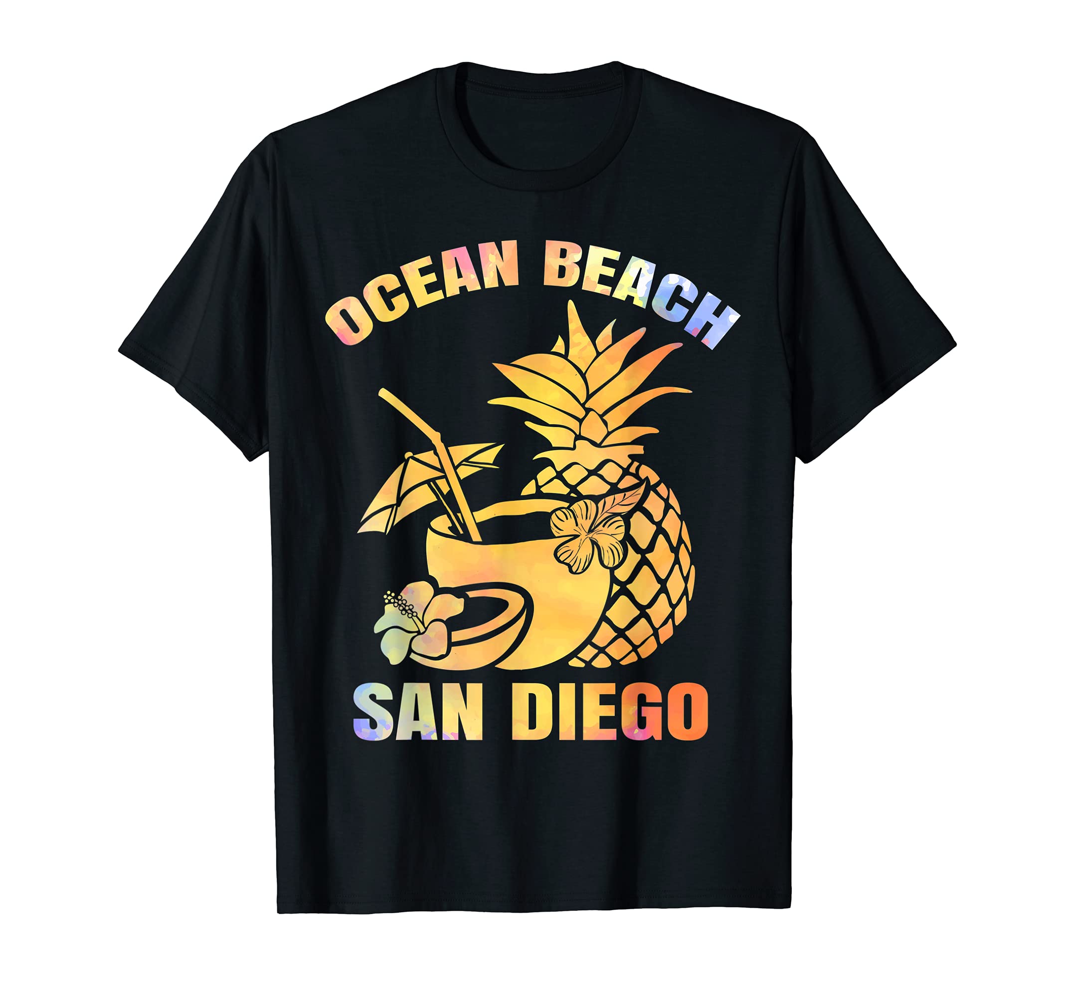 Summer Vacation Sunset San Diego Ocean T-Shirt - Unique Graphic Unisex - T-Shirt, Sweatshirt, Hoodie