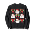 Coquette Bow Santa Y2K Girly Sweatshirt - Minimalist Print for Adults - T-Shirt, Sweatshirt, Hoodie
