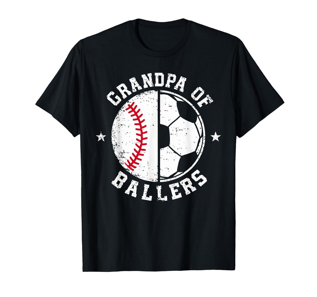 Baseball Grandpa Grandfather Gramps T-Shirt - Custom Art Print Men Women - T-Shirt, Sweatshirt, Hoodie