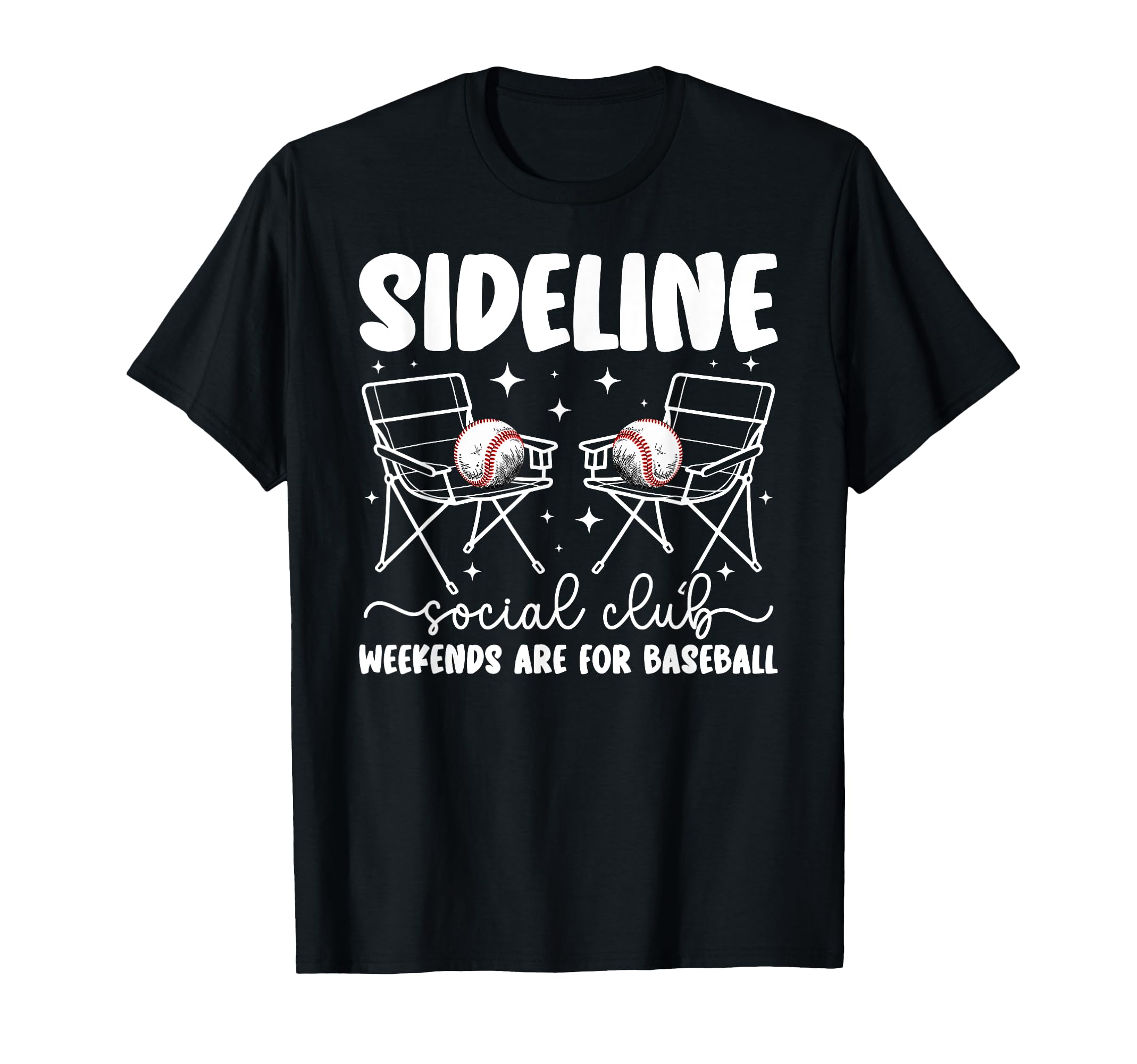 Sideline Social Club Baseball Mom T-Shirt - Custom Art Print Men Women - T-Shirt, Sweatshirt, Hoodie