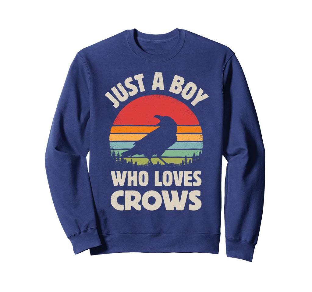 Crow Just Who Loves Crows Raven Sweatshirt - Graphic Print for Adults - T-Shirt, Sweatshirt, Hoodie