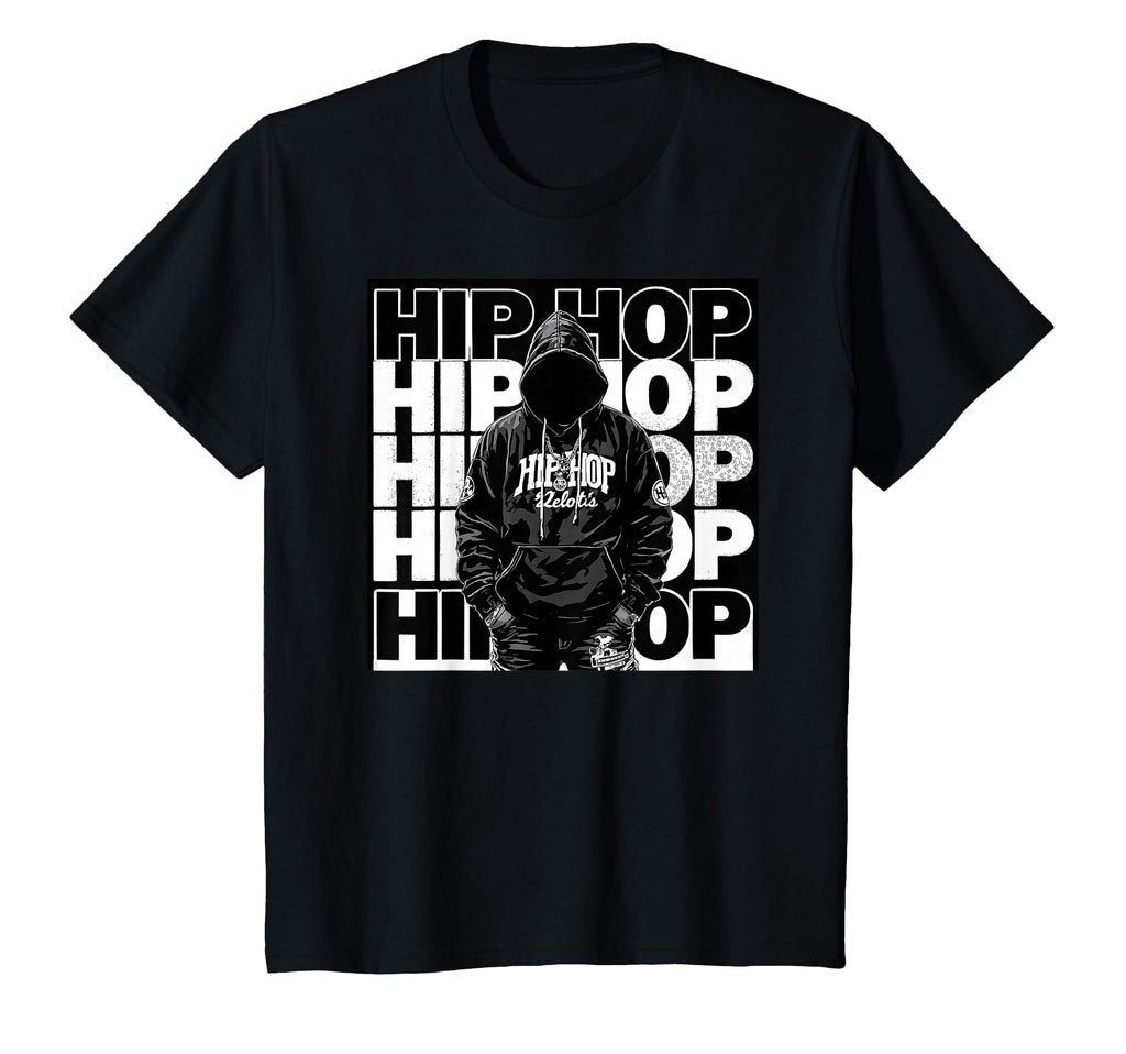 Old School Rapper Hip Hop Hoodie - Custom Art Print Men Women - T-Shirt, Sweatshirt, Hoodie