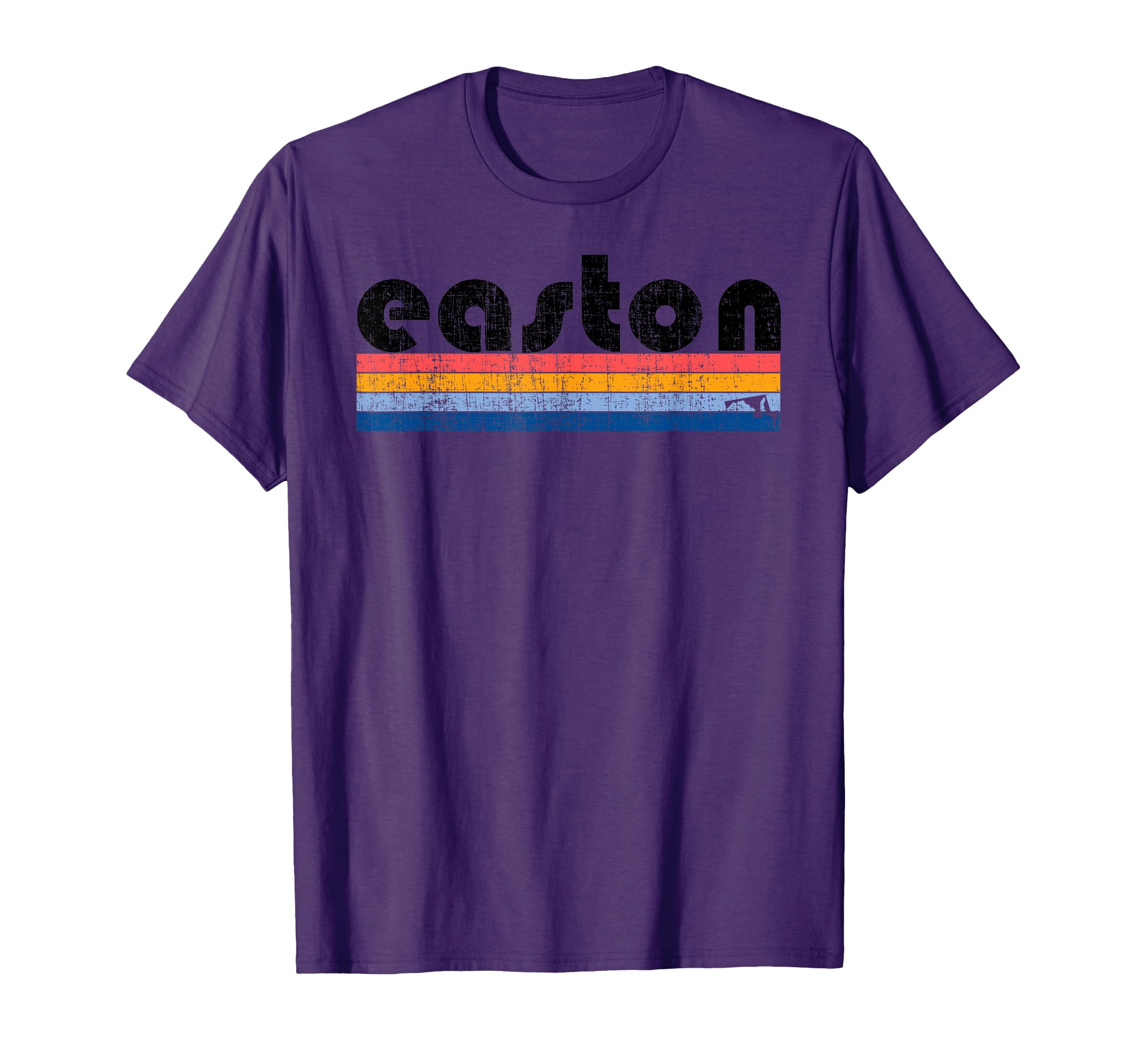 80S Easton Md T-Shirt - Casual Everyday Wear for Adults - T-Shirt, Sweatshirt, Hoodie