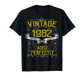 Born 1982 Distressed 36Th Birthday T-Shirt - Minimalist Print Men Women - T-Shirt, Sweatshirt, Hoodie