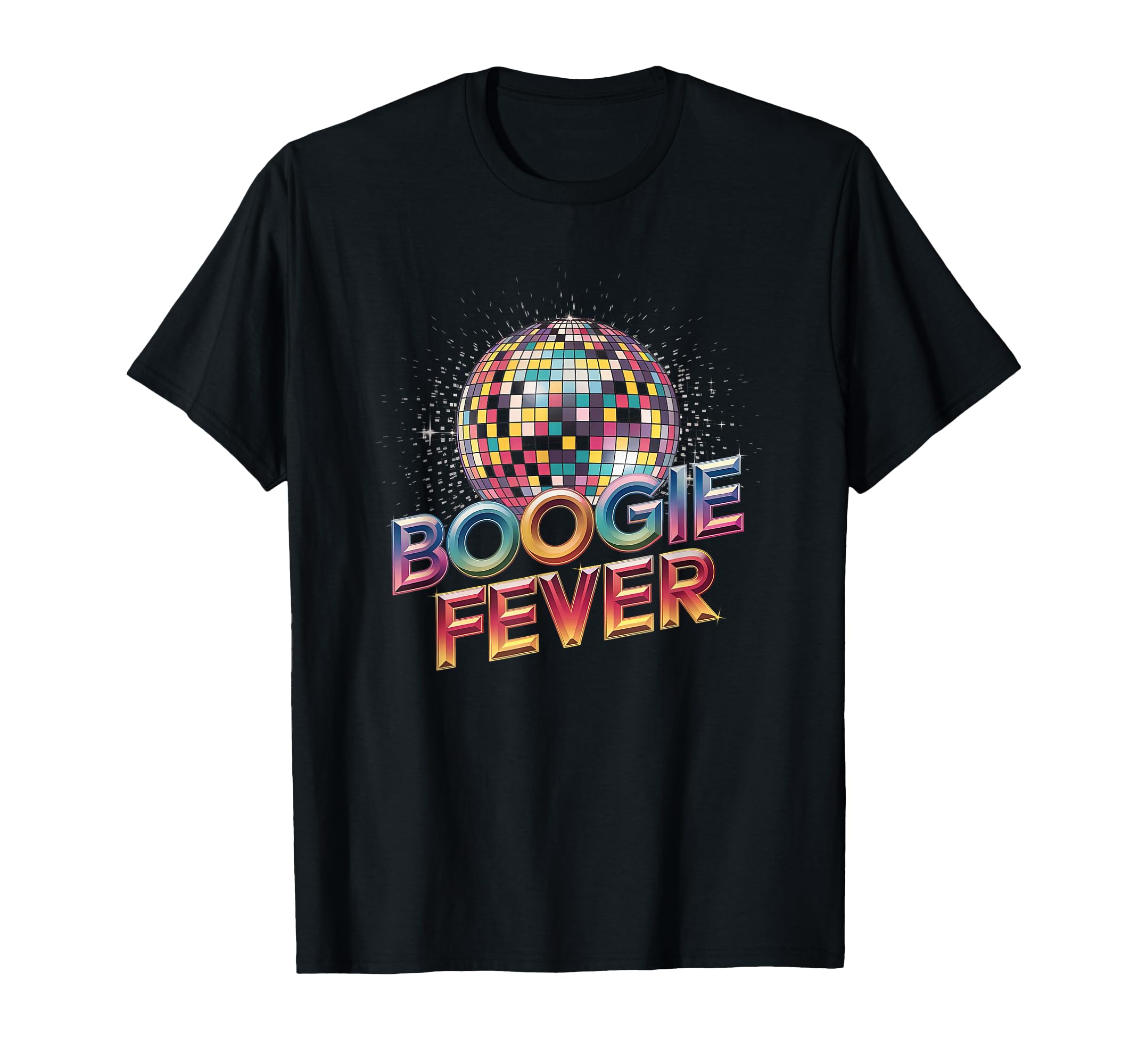 Disco Ball Boogie Fever Discoball T-Shirt - Streetwear Style for Adults - T-Shirt, Sweatshirt, Hoodie