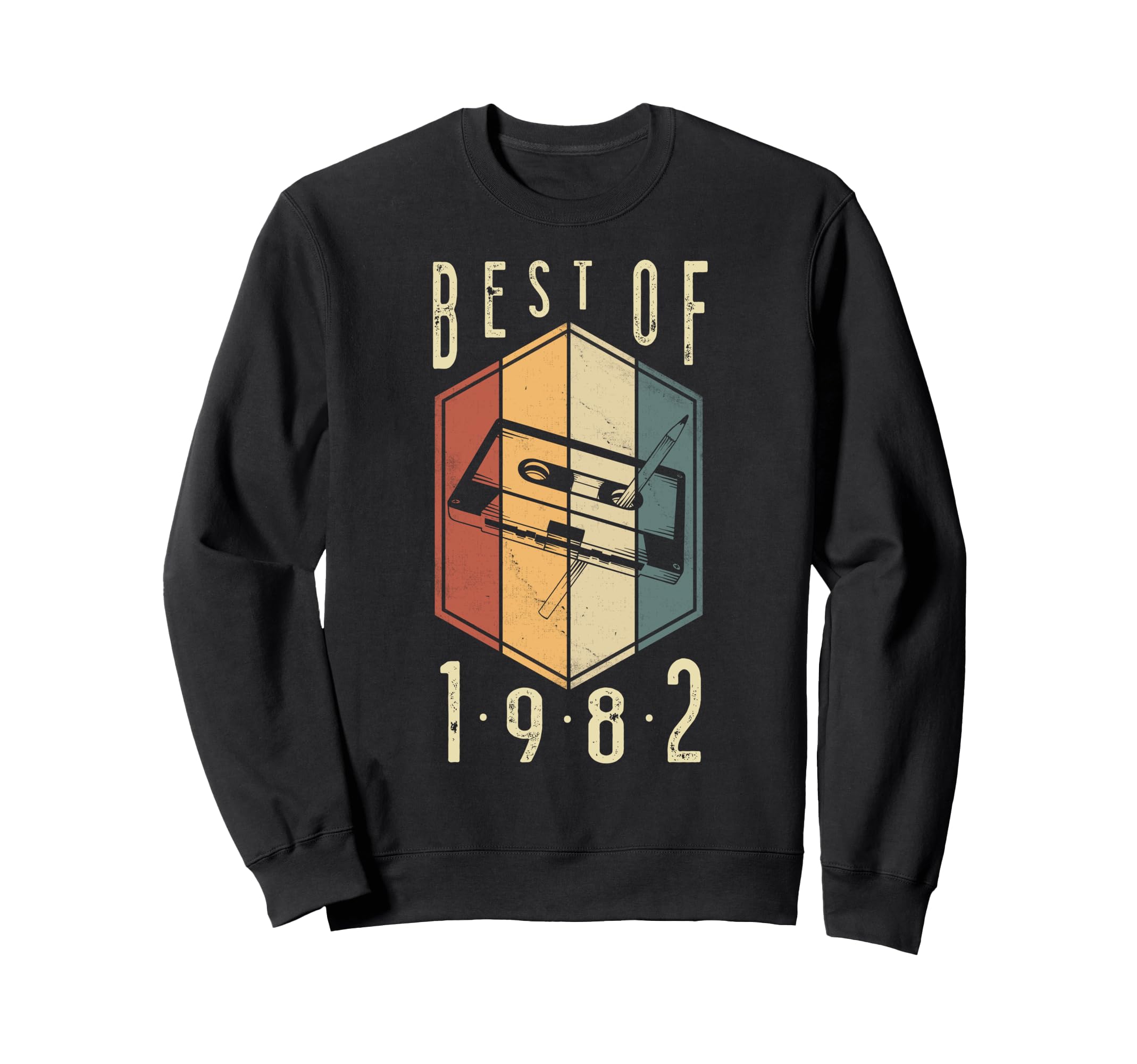 Best 1982 Gifts Cassette Tape Sweatshirt - Aesthetic Graphic Men Women - T-Shirt, Sweatshirt, Hoodie