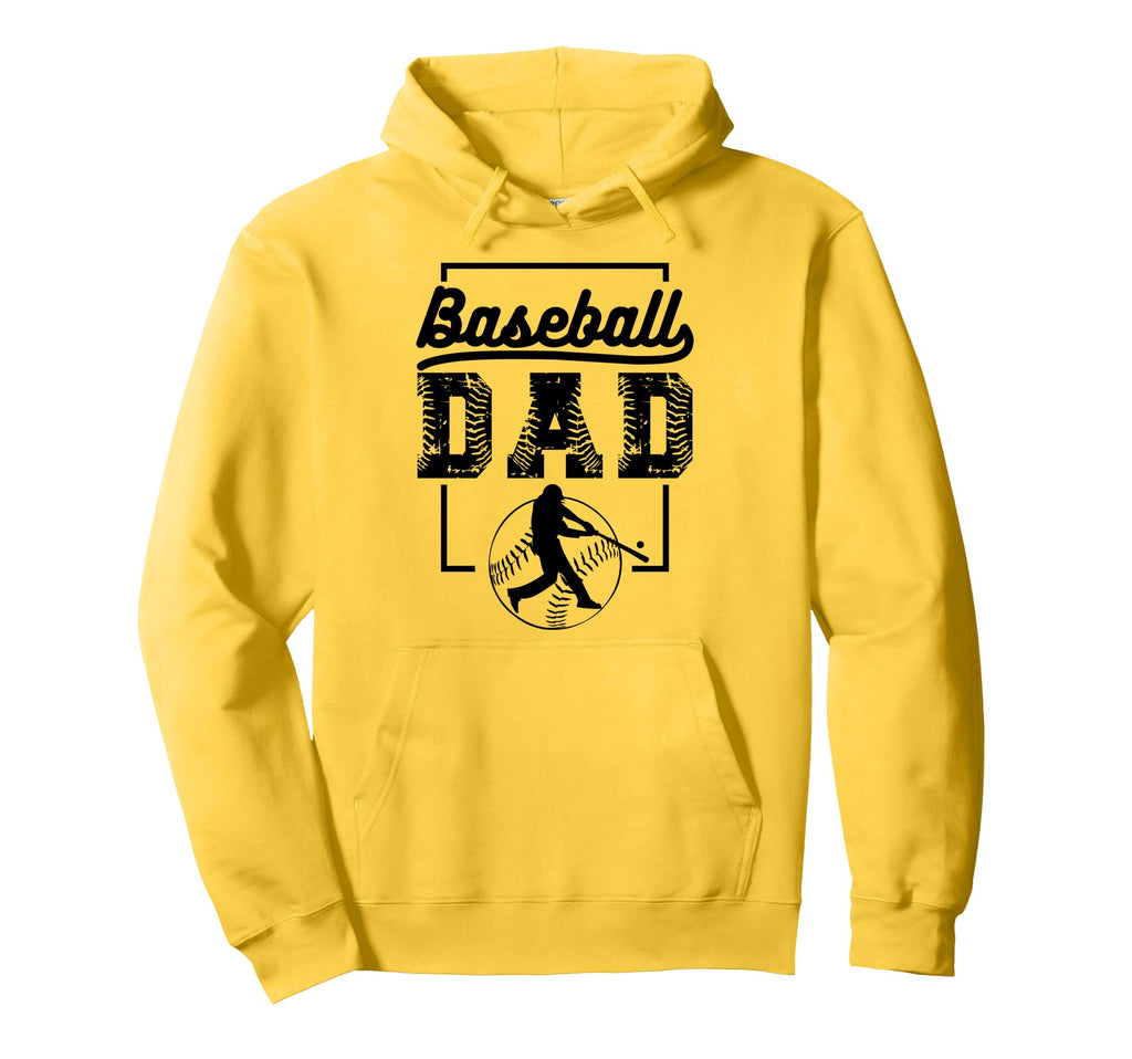 Baseball Dad Hoodie - Novelty Apparel Unisex - T-Shirt, Sweatshirt, Hoodie