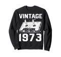 Birthday Best 1973 Bday 1973 Sweatshirt - Aesthetic Graphic for Adults - T-Shirt, Sweatshirt, Hoodie