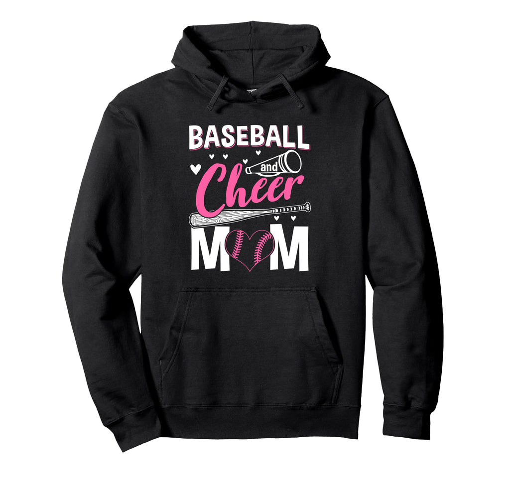 Funny Cheerleading Mom Baseball And Hoodie - Fun Novelty Design Men Women - T-Shirt, Sweatshirt, Hoodie