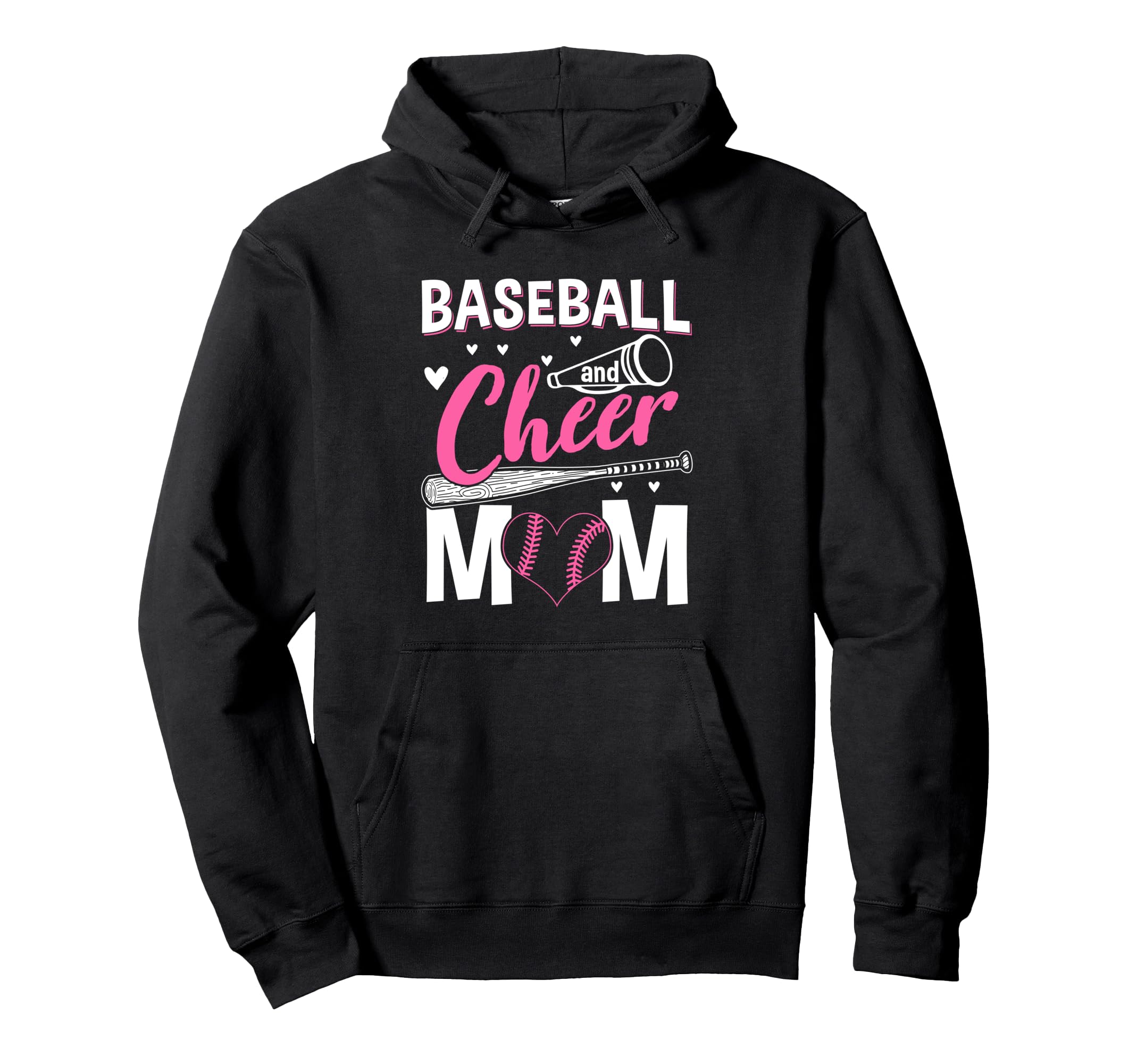 Funny Cheerleading Mom Baseball And Hoodie - Fun Novelty Design Men Women - T-Shirt, Sweatshirt, Hoodie