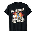 My Brother Swings Fences Family Baseball T-Shirt - Unique Graphic Unisex - T-Shirt, Sweatshirt, Hoodie