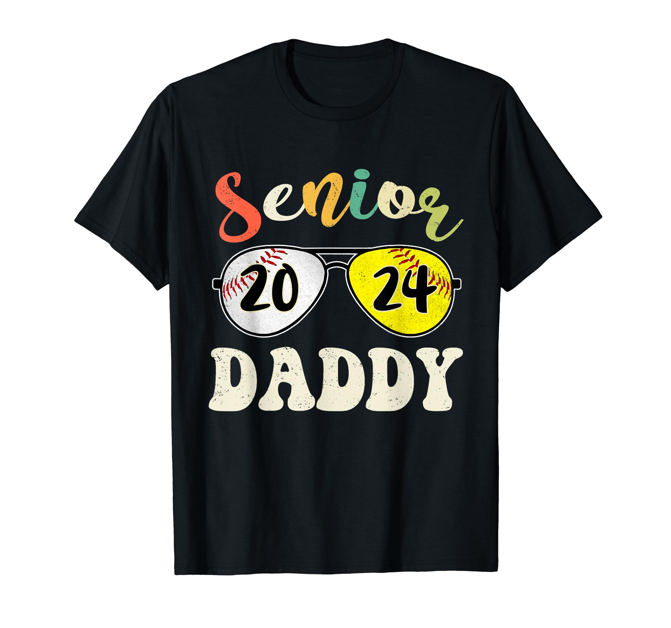 Senior Daddy Class 2024 Baseball T-Shirt - Casual Everyday Wear Unisex - T-Shirt, Sweatshirt, Hoodie