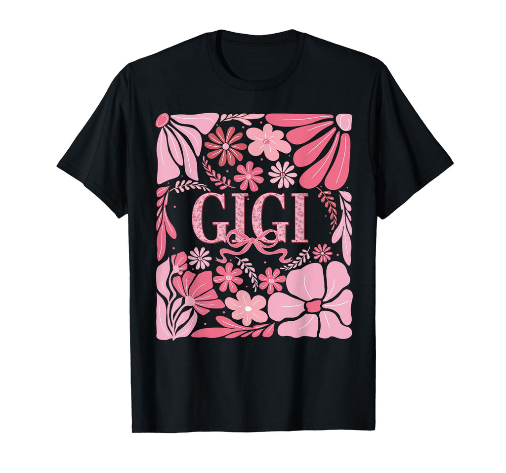 Floral Gigi Coquette Boho Grandma T-Shirt - Streetwear Style Unisex - T-Shirt, Sweatshirt, Hoodie