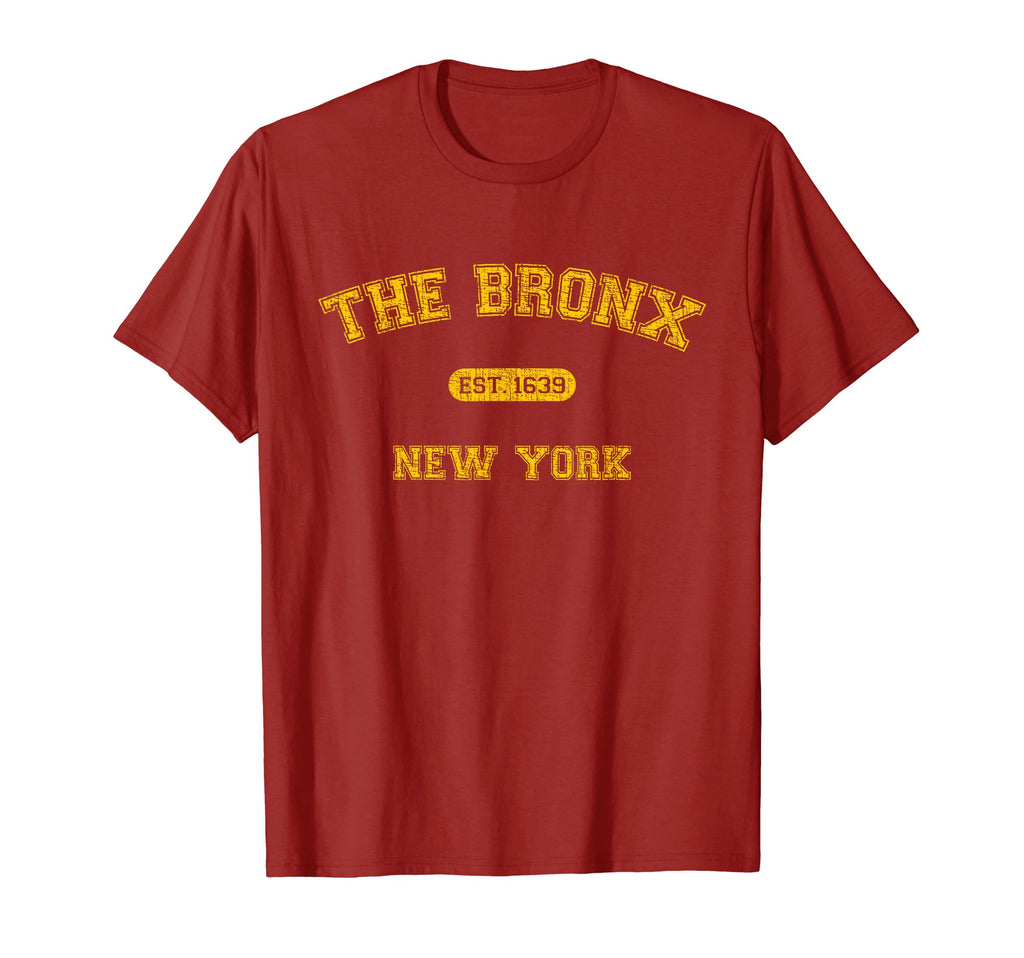 College Bronx New York 1639 Distressed T-Shirt - Graphic Print Men Women - T-Shirt, Sweatshirt, Hoodie