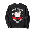 Proud Grandpa Baseball Senior Class Sweatshirt - Unique Graphic for Adults - T-Shirt, Sweatshirt, Hoodie