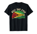 Best Dad Ever Guyana Flag Sunset Art T-Shirt - Unique Graphic Men Women - T-Shirt, Sweatshirt, Hoodie