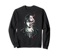 Horror Anime Goth Oni Mask Creepy Sweatshirt - Custom Art Print Unisex - T-Shirt, Sweatshirt, Hoodie