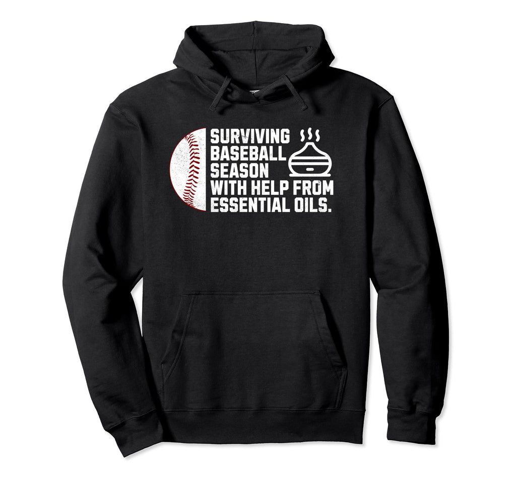 Funny Baseball Mom Oils Baseball Game Hoodie - Custom Art Print for Adults - T-Shirt, Sweatshirt, Hoodie
