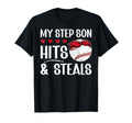 My Step Son Baseball Step Mom Baseball T-Shirt - Unique Graphic Unisex - T-Shirt, Sweatshirt, Hoodie