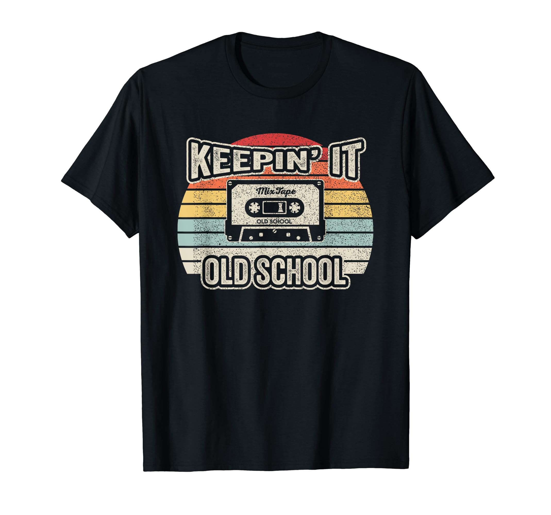 Cassette Music Old School Hip Hop T-Shirt - Custom Art Print for Adults - T-Shirt, Sweatshirt, Hoodie
