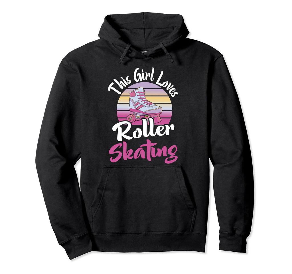 Rollerskate Funny This Loves Roller Hoodie - Novelty Apparel for Adults - T-Shirt, Sweatshirt, Hoodie