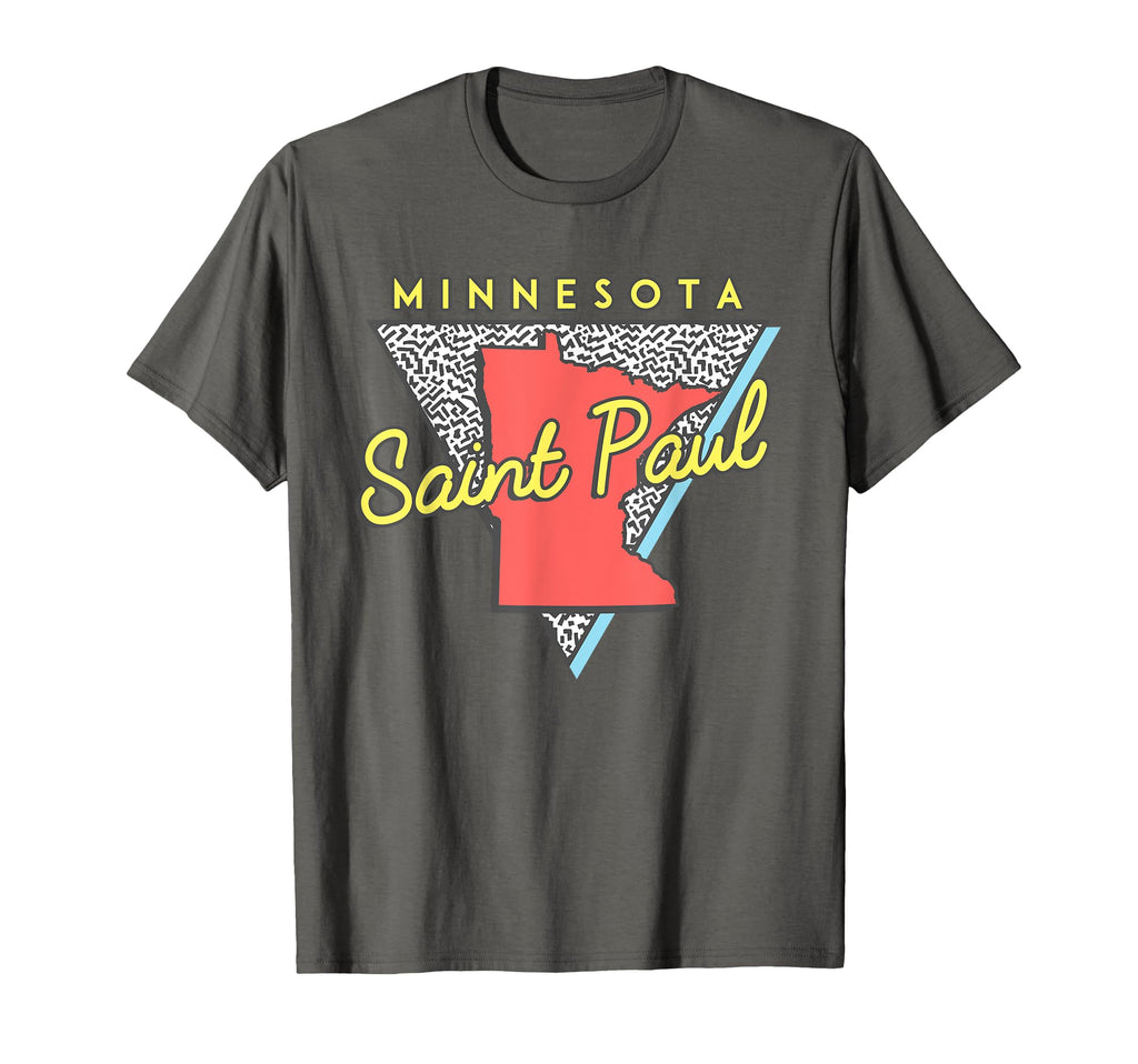 Saint Paul Minnesota Triangle T-Shirt - Aesthetic Graphic Unisex - T-Shirt, Sweatshirt, Hoodie