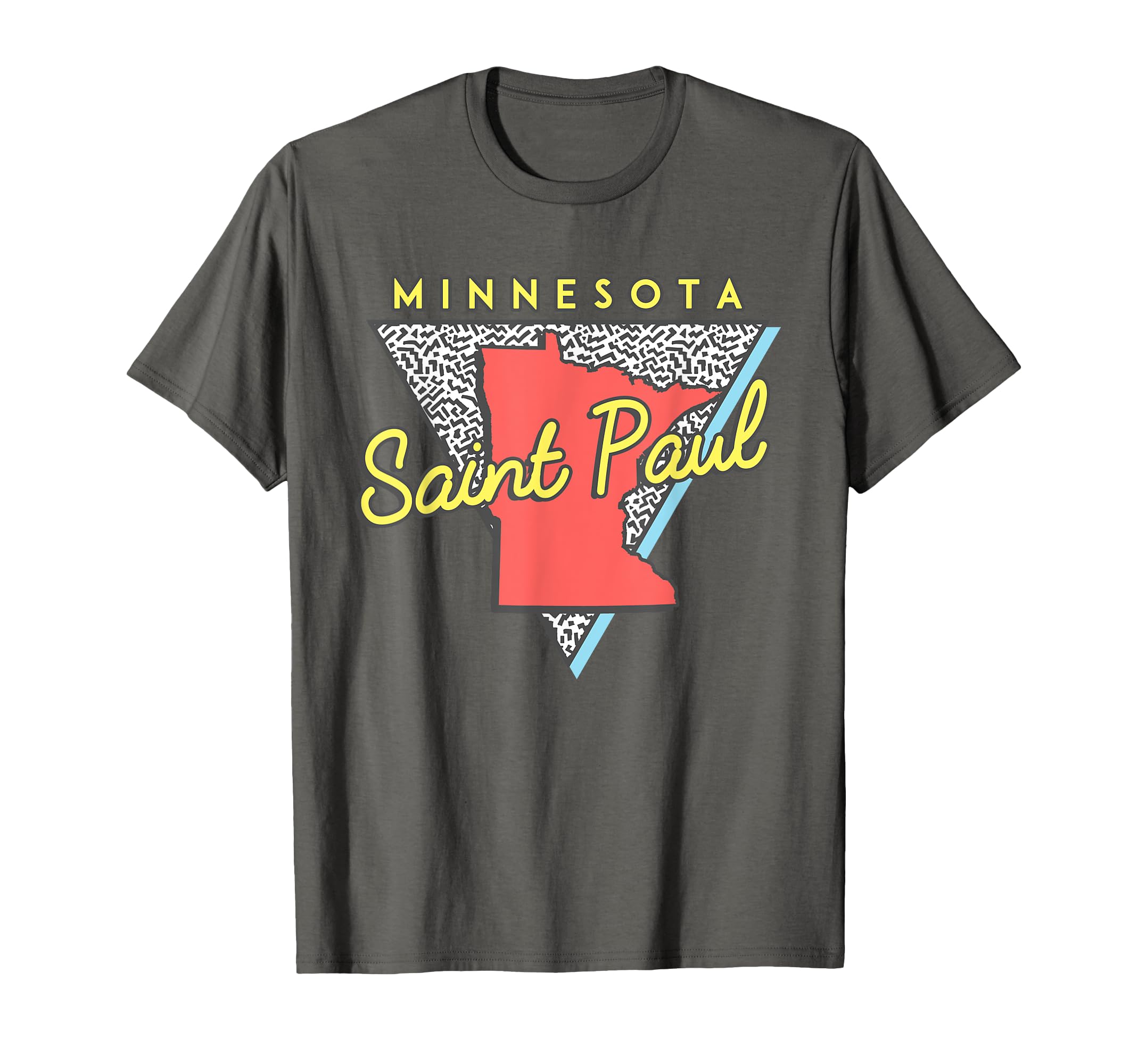 Saint Paul Minnesota Triangle T-Shirt - Aesthetic Graphic Unisex - T-Shirt, Sweatshirt, Hoodie