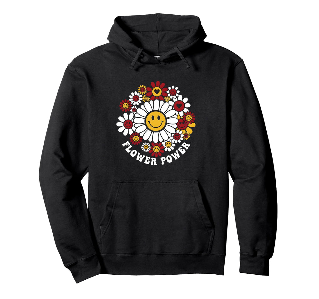 Flower Power Daisy Floral Gifts And Hoodie - Custom Art Print Men Women - T-Shirt, Sweatshirt, Hoodie