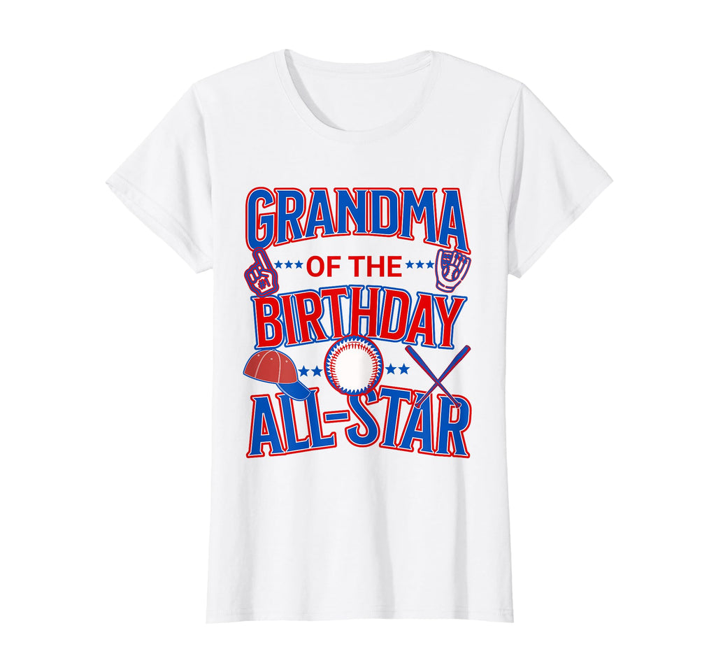 Womens Grandma All Star Birthday T-Shirt - Novelty Apparel for Adults - T-Shirt, Sweatshirt, Hoodie
