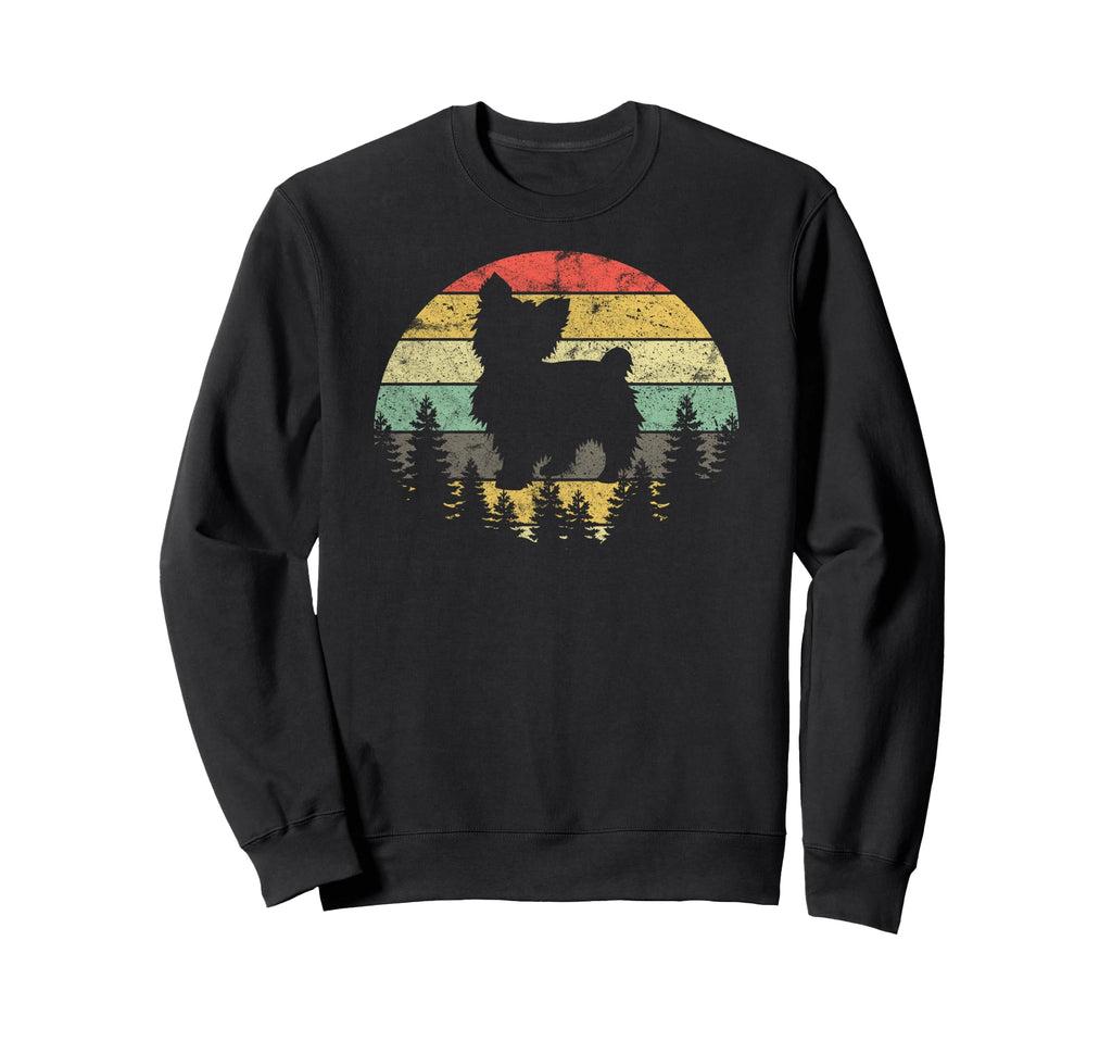 Yorkshire Terrier Yorkie Dog Sunset Sweatshirt - Novelty Apparel Unisex - T-Shirt, Sweatshirt, Hoodie