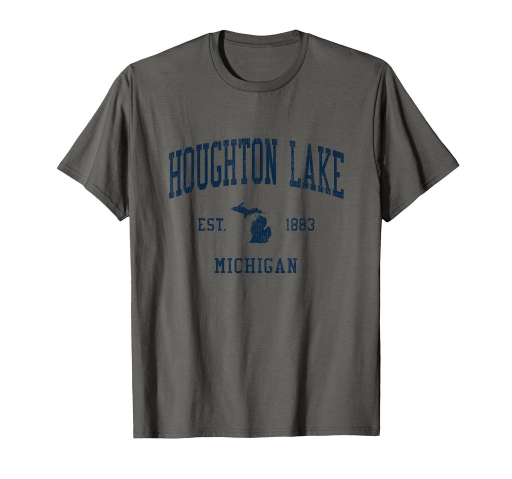 Houghton Lake Mi Athletic Sports Jsn1 T-Shirt - Novelty Apparel Unisex - T-Shirt, Sweatshirt, Hoodie